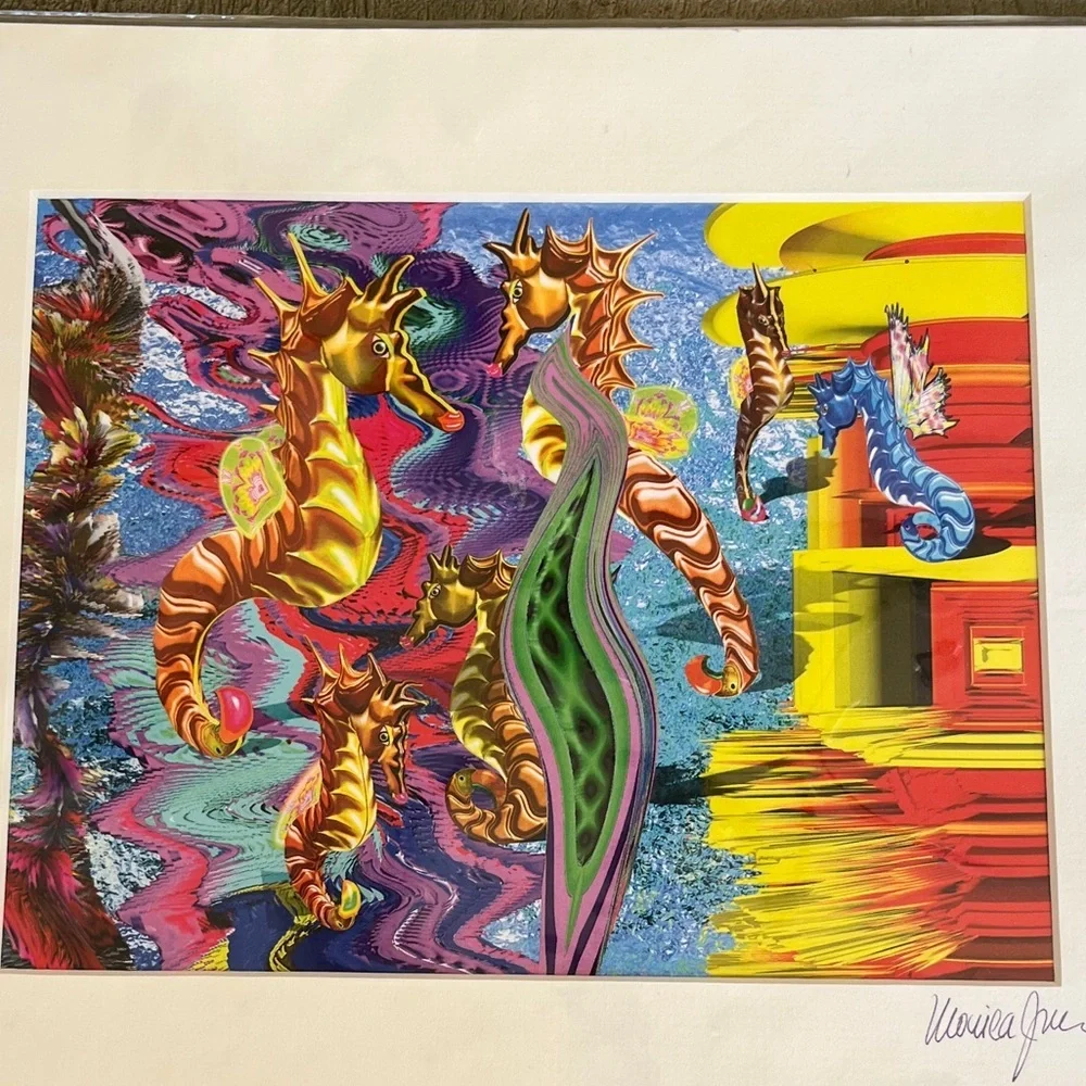 Monika Nolan Original Digital Artwork Matted